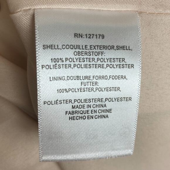 New Jenny Yoo Inesse Bridesmaid Dress Chiffon Soft Blush Romantic Womens Size 4 - Picture 9 of 11